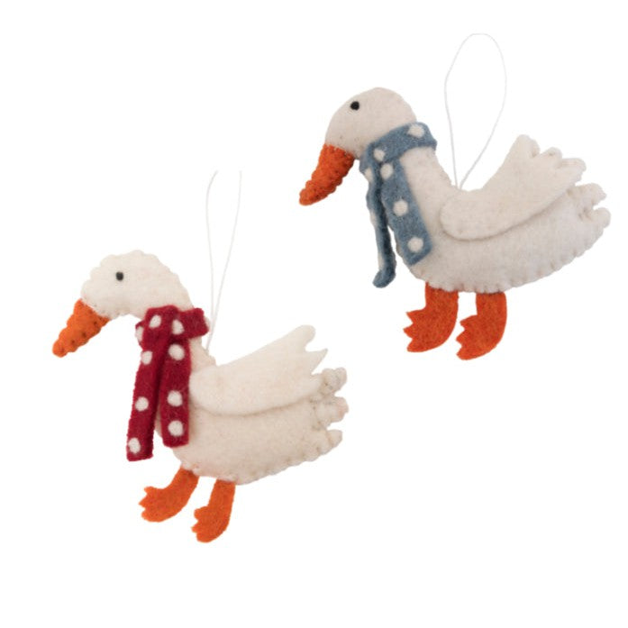 Goose Ornament - Assorted Styles- Sold Individually