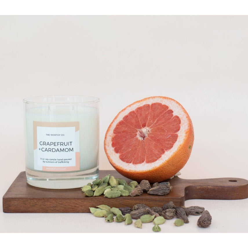 Grapefruit + Cardamom Candle