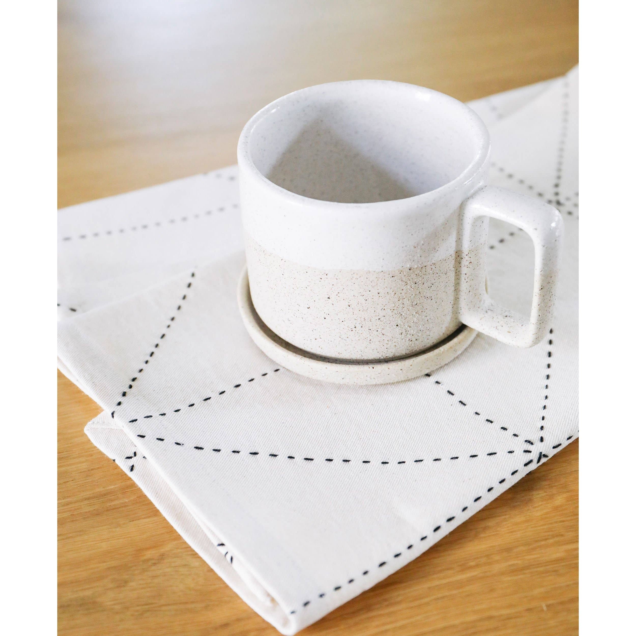 Graph Tea Towel: Bone