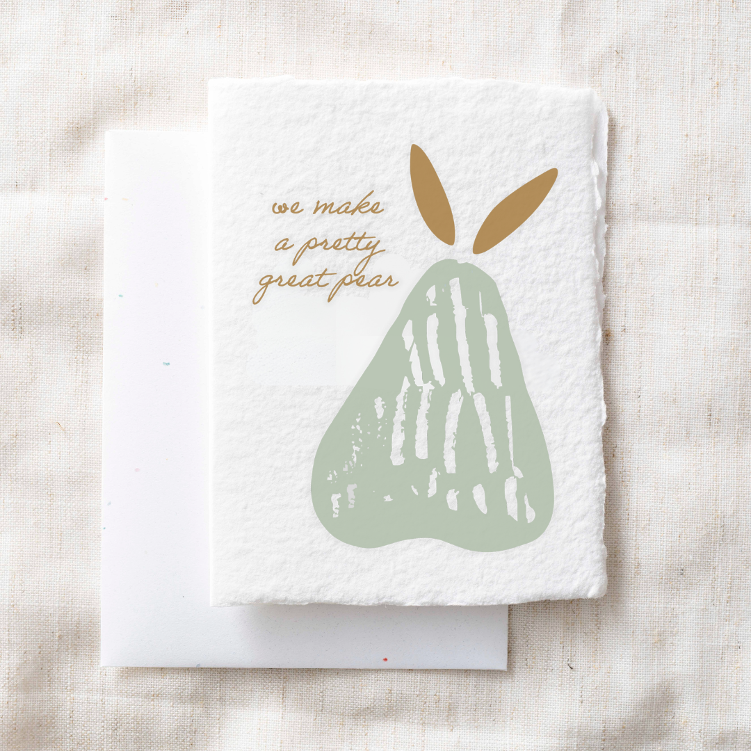 Great Pear- Greeting Card