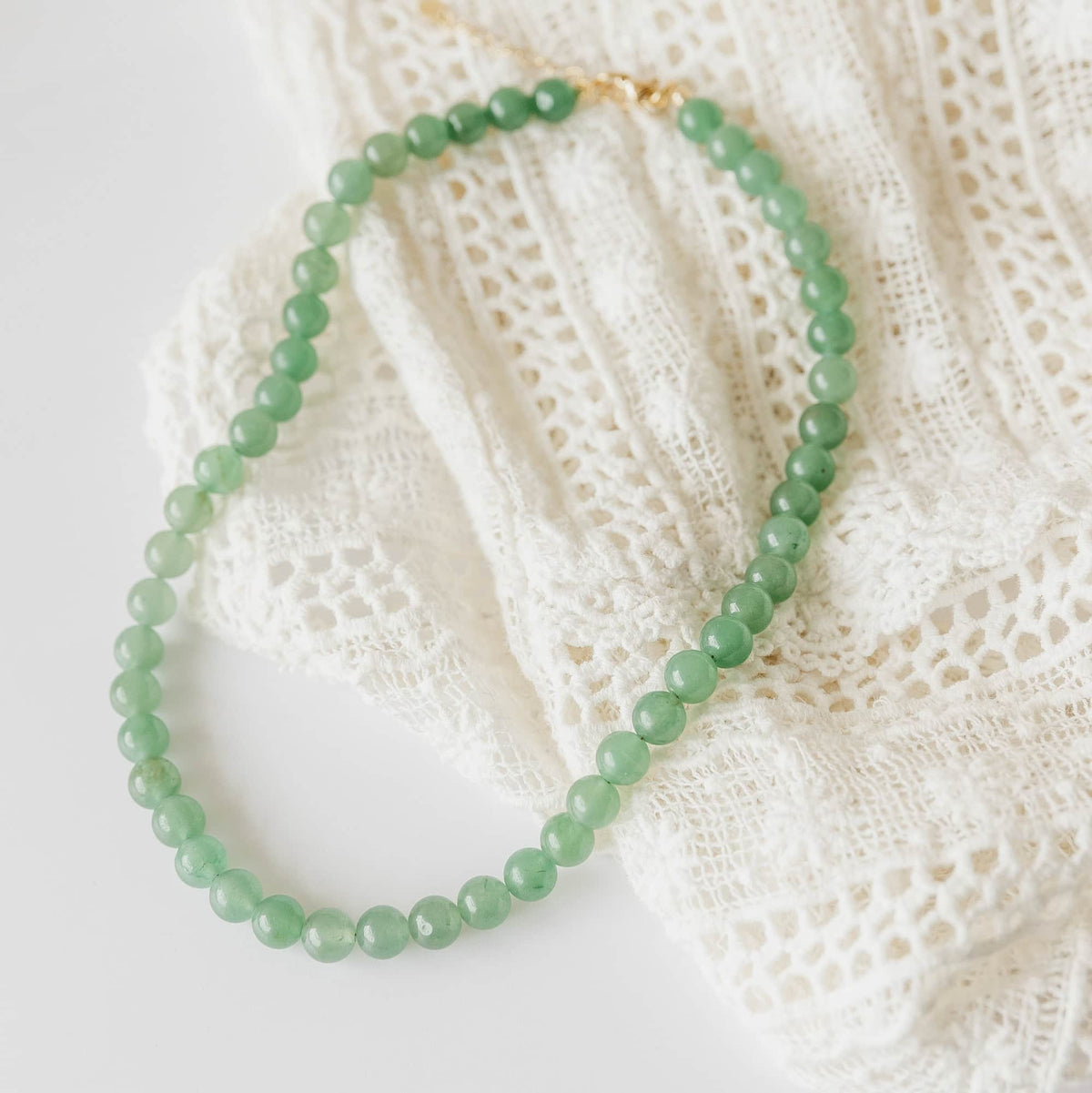Green Aventurine Gemstone Necklace