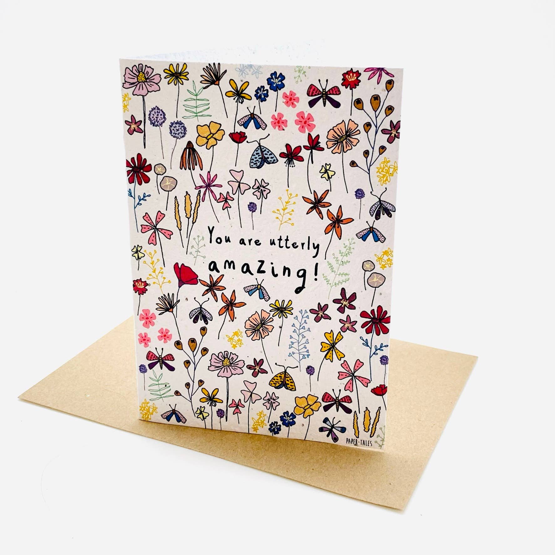 Growing Paper Card- Utterly Amazing