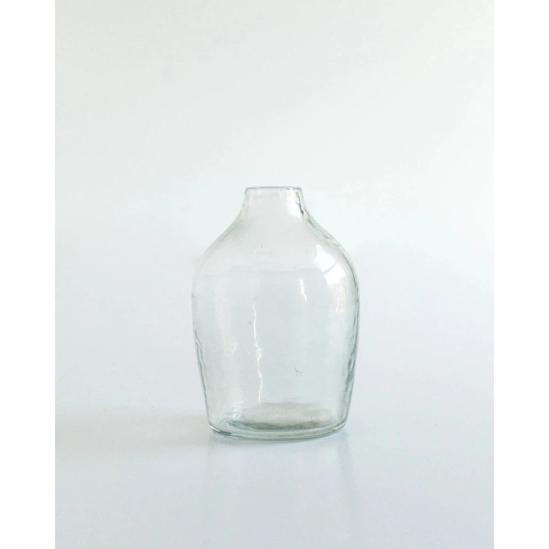Haley Handblown Hammered Bud Vase- Assorted Colors- Sold Individually