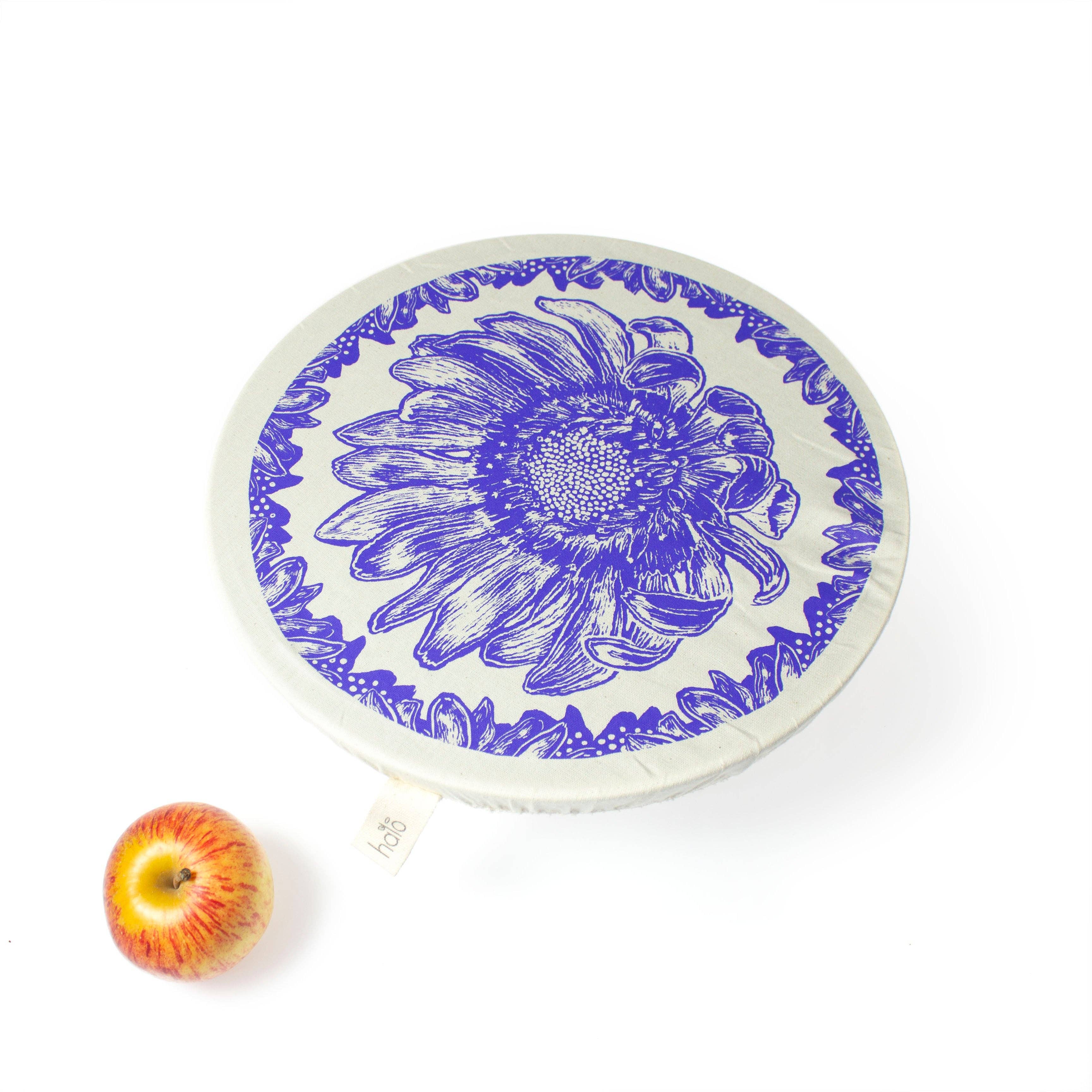 Halo Dish and Bowl Cover- Large- African Flowers