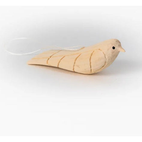 Hand Carved Bird Ornament