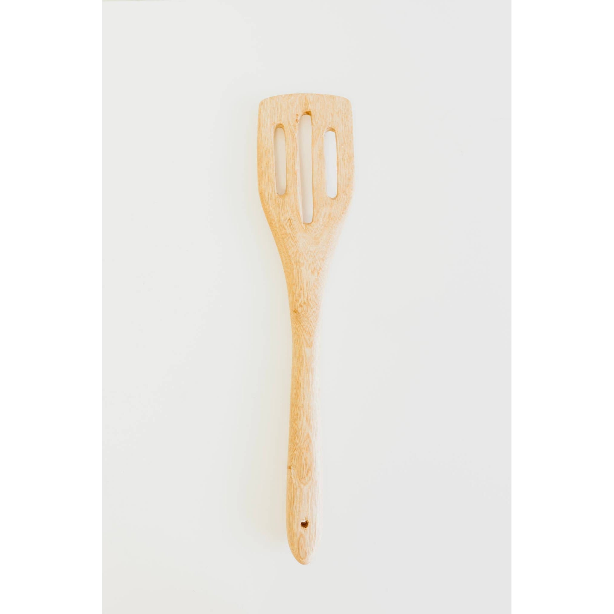 Hand Carved Slotted Spatula
