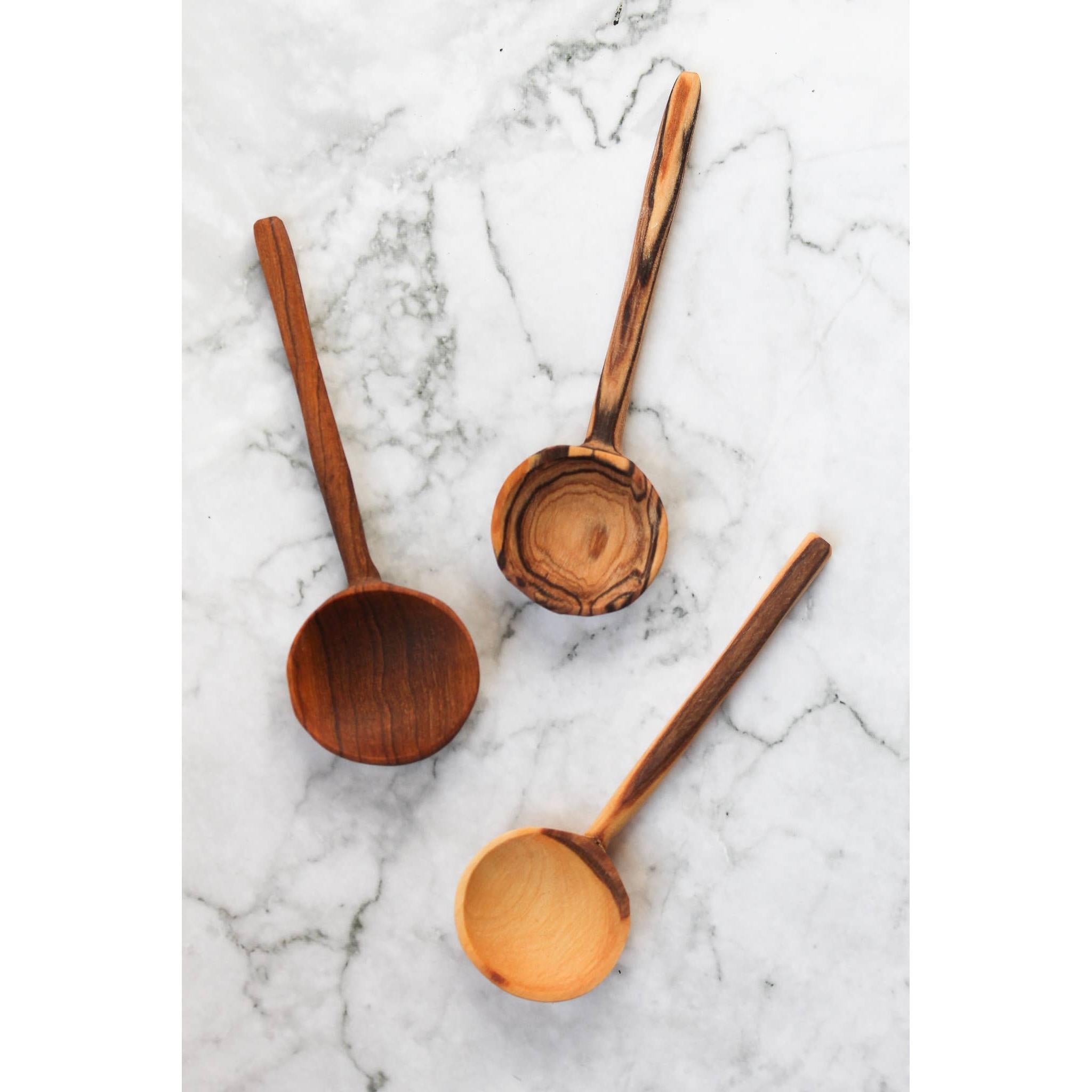 Hand-Carved Tea Spoon- Sold Individually