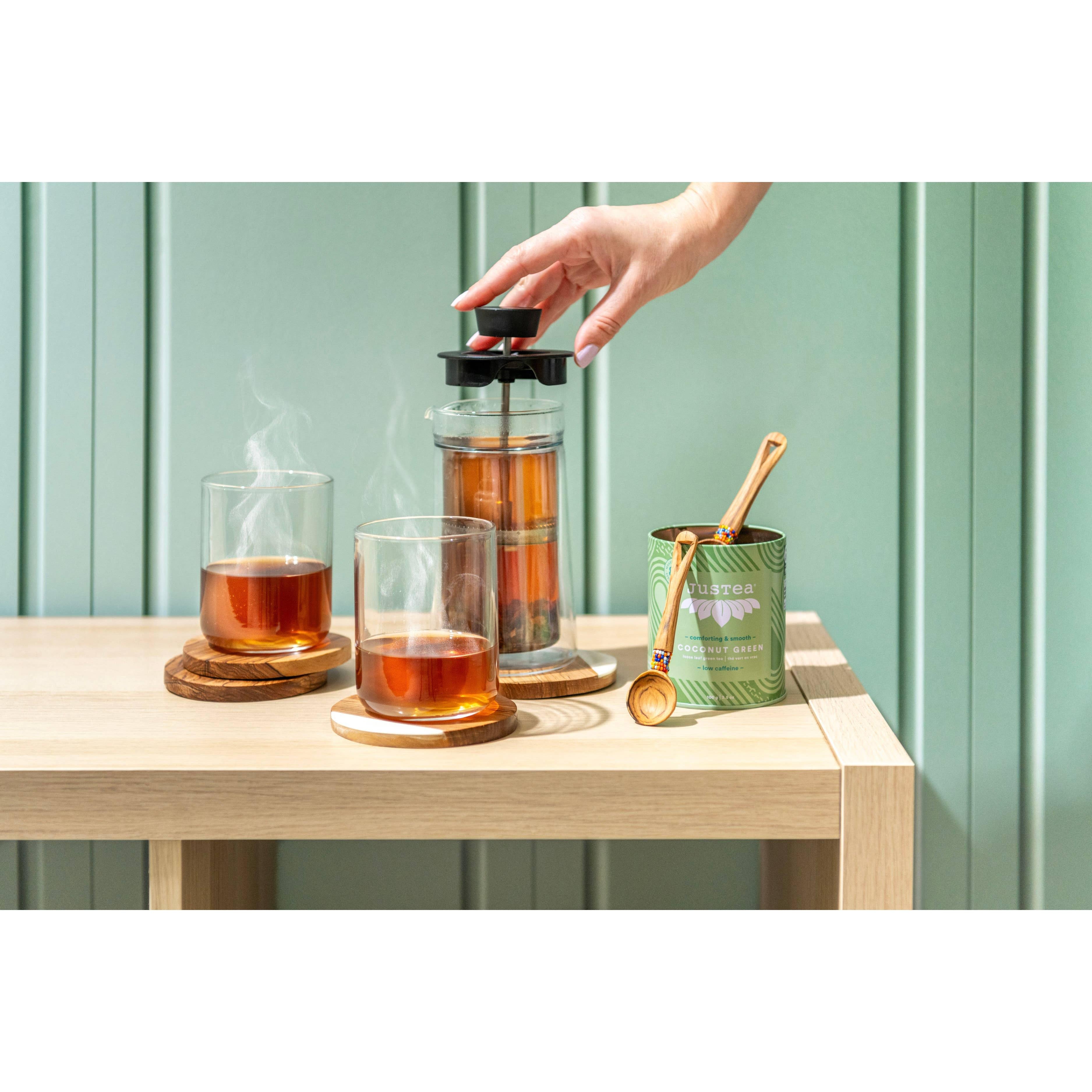 Hand-carved Olive Wood Coasters - Sold Individually