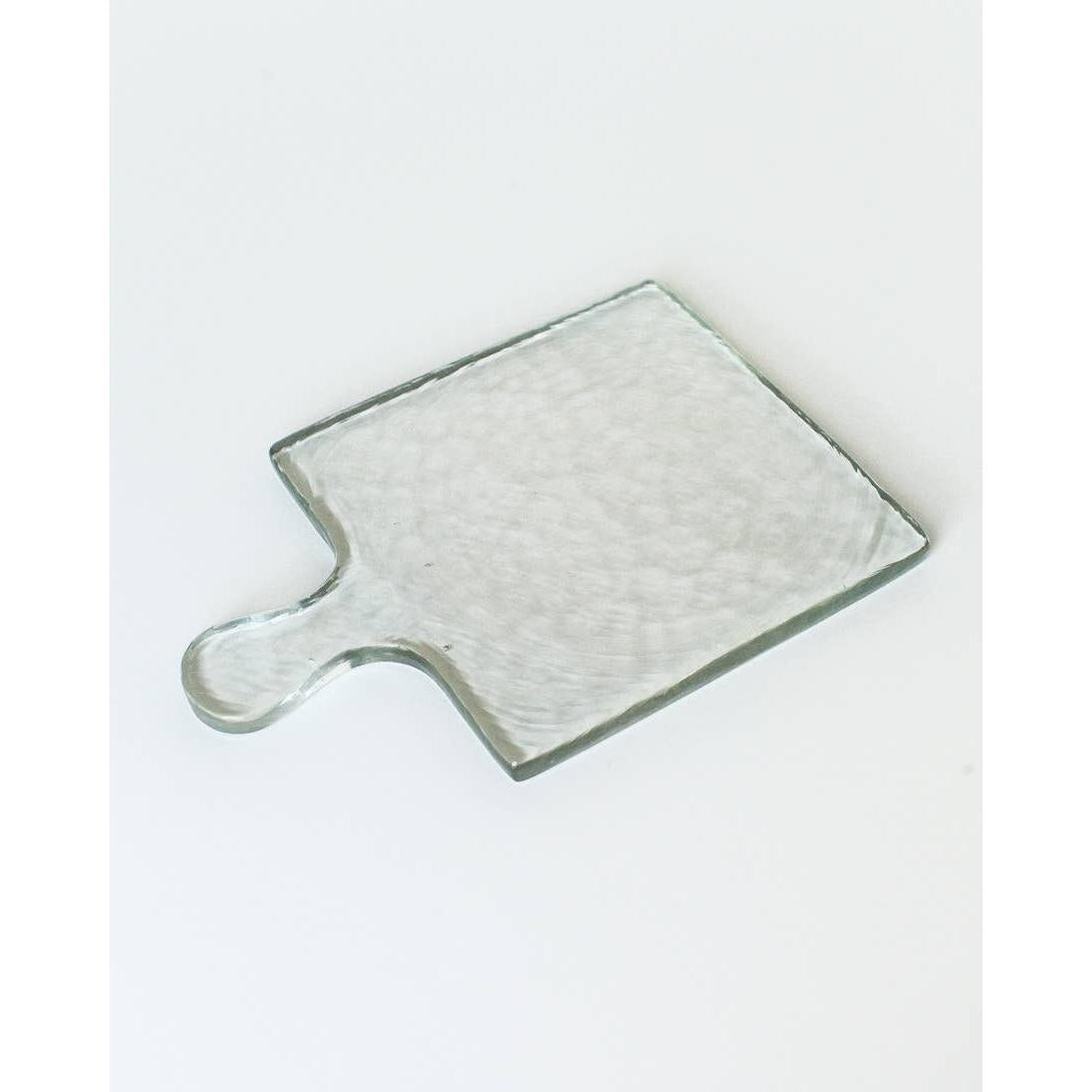 Handblown Hammered Glass Serving Board- Assorted Colors- Sold Individually (*Local Pickup/Local Delivery Only)