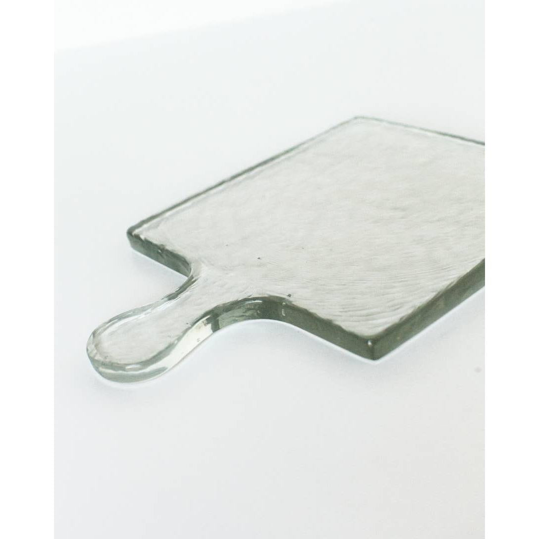 Handblown Hammered Glass Serving Board- Assorted Colors- Sold Individually (*Local Pickup/Local Delivery Only)