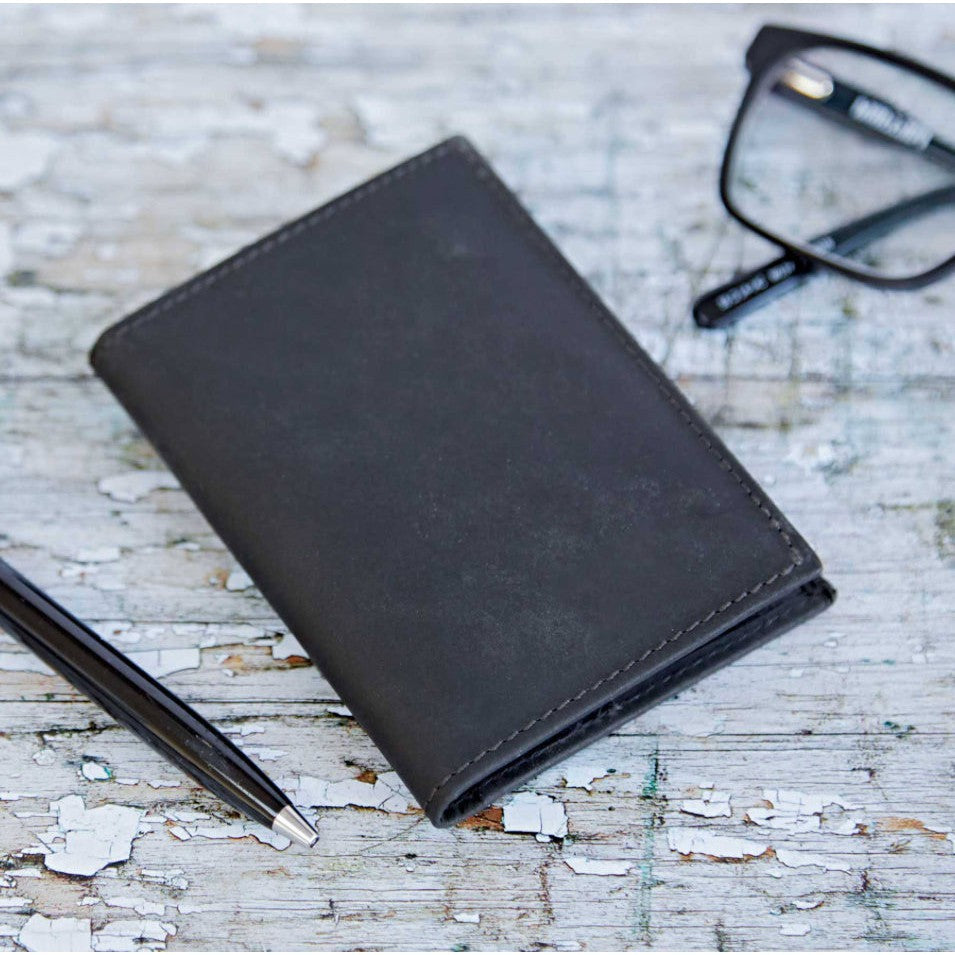 Handmade Buffalo Leather Credit Card Holder- Assorted Colors