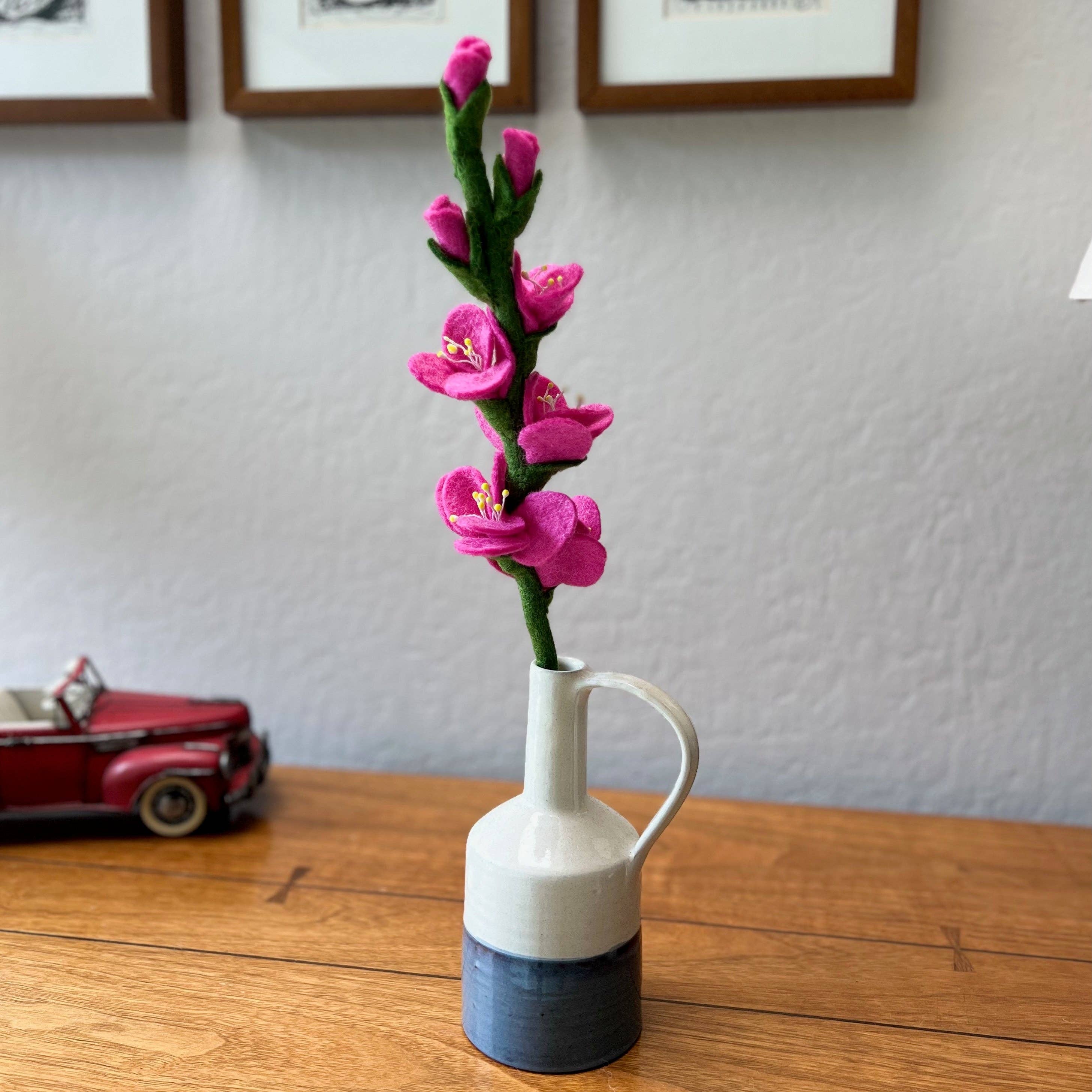 Handmade Felt Gladiolus- Assorted Colors- Sold Individually