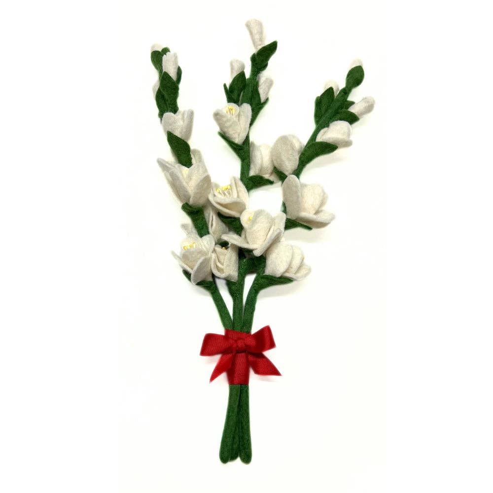 Handmade Felt Gladiolus- Assorted Colors- Sold Individually