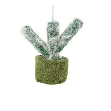 Handmade Felt Hanging Mini Plant