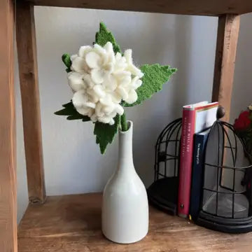 Handmade Felt Hydrangea- Assorted Colors- Sold Individually