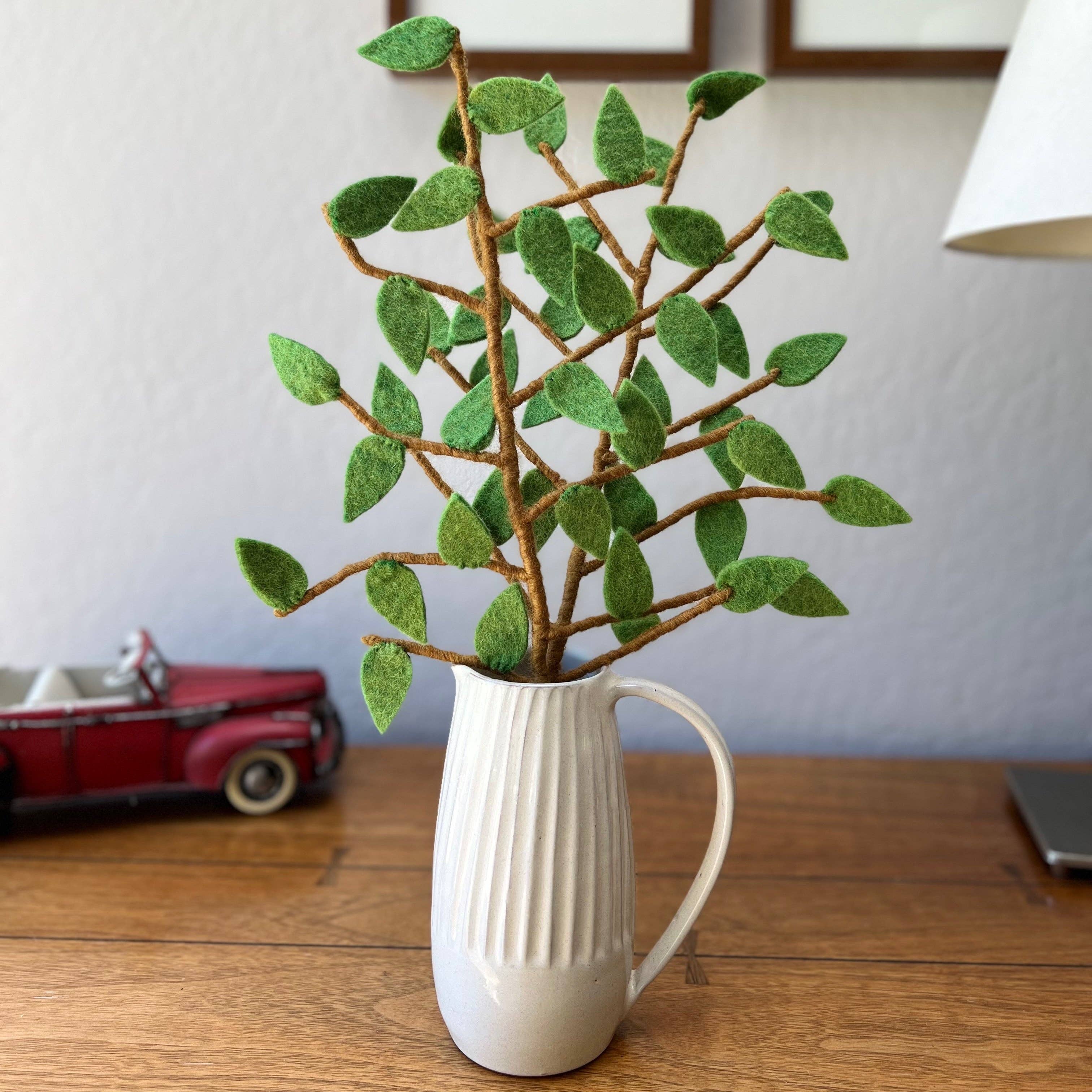 Handmade Felt Leaves Branch- Sold Individually