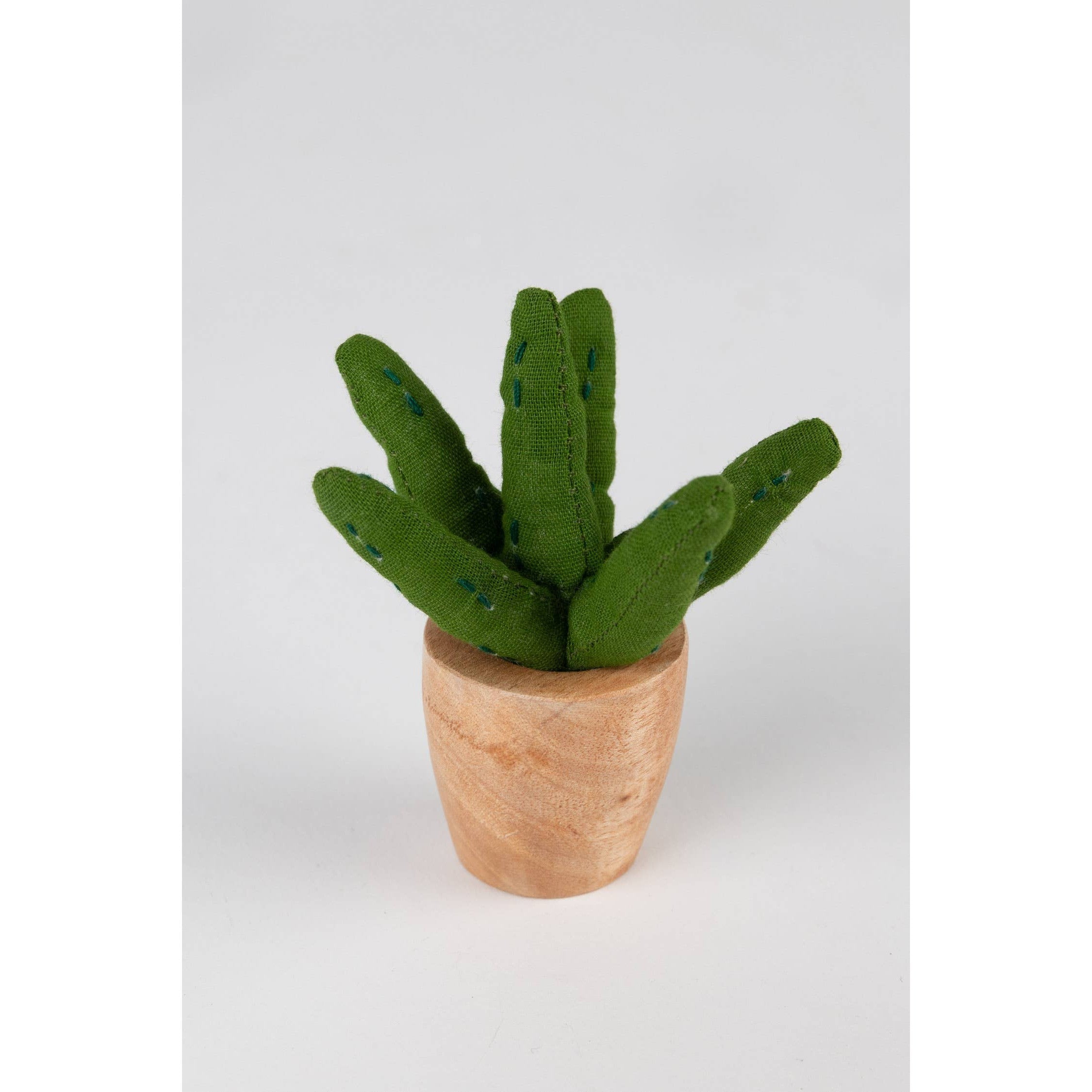 Handmade Mini Cotton Aloe Vera Plant