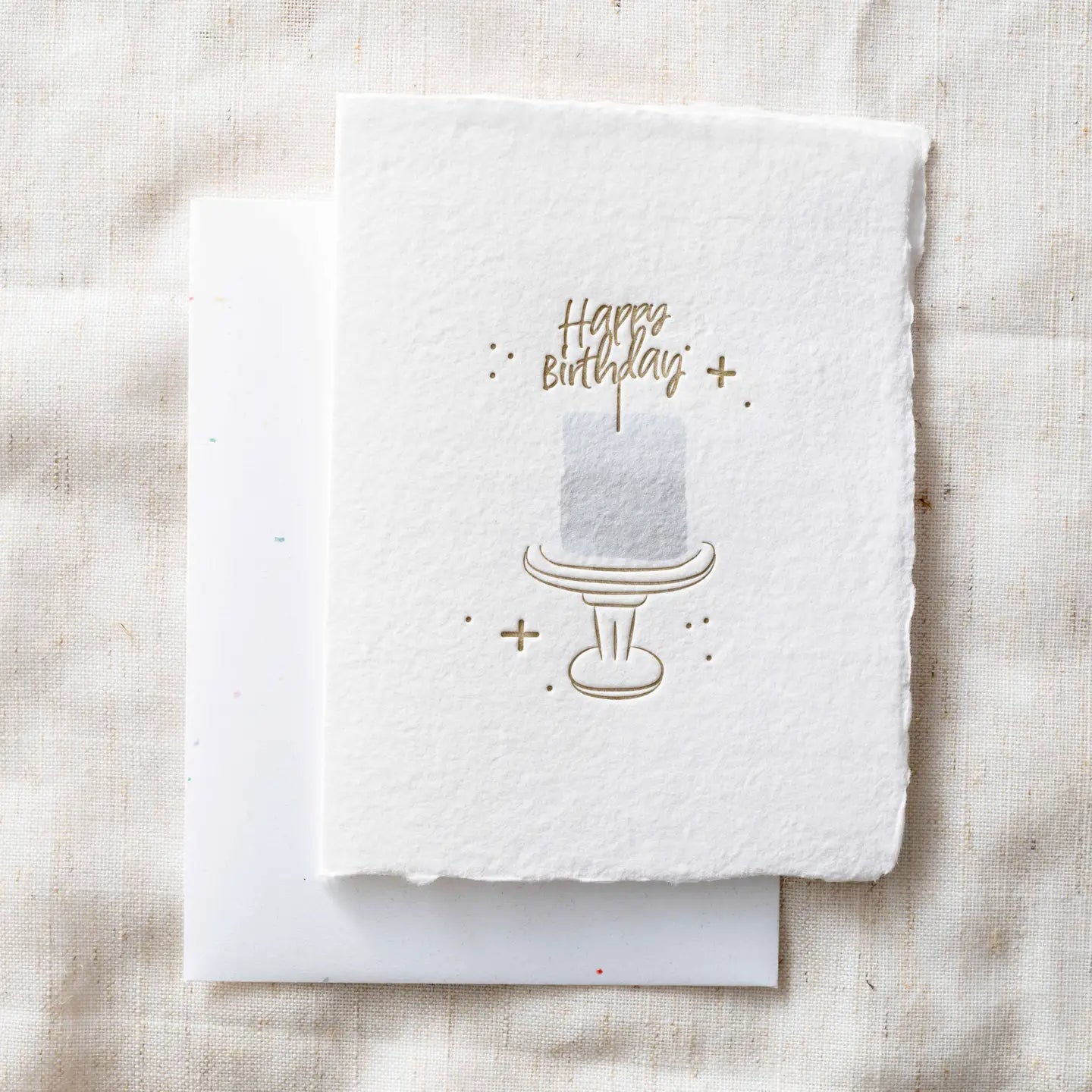 "Happy Birthday" Cake Topper- Greeting Card