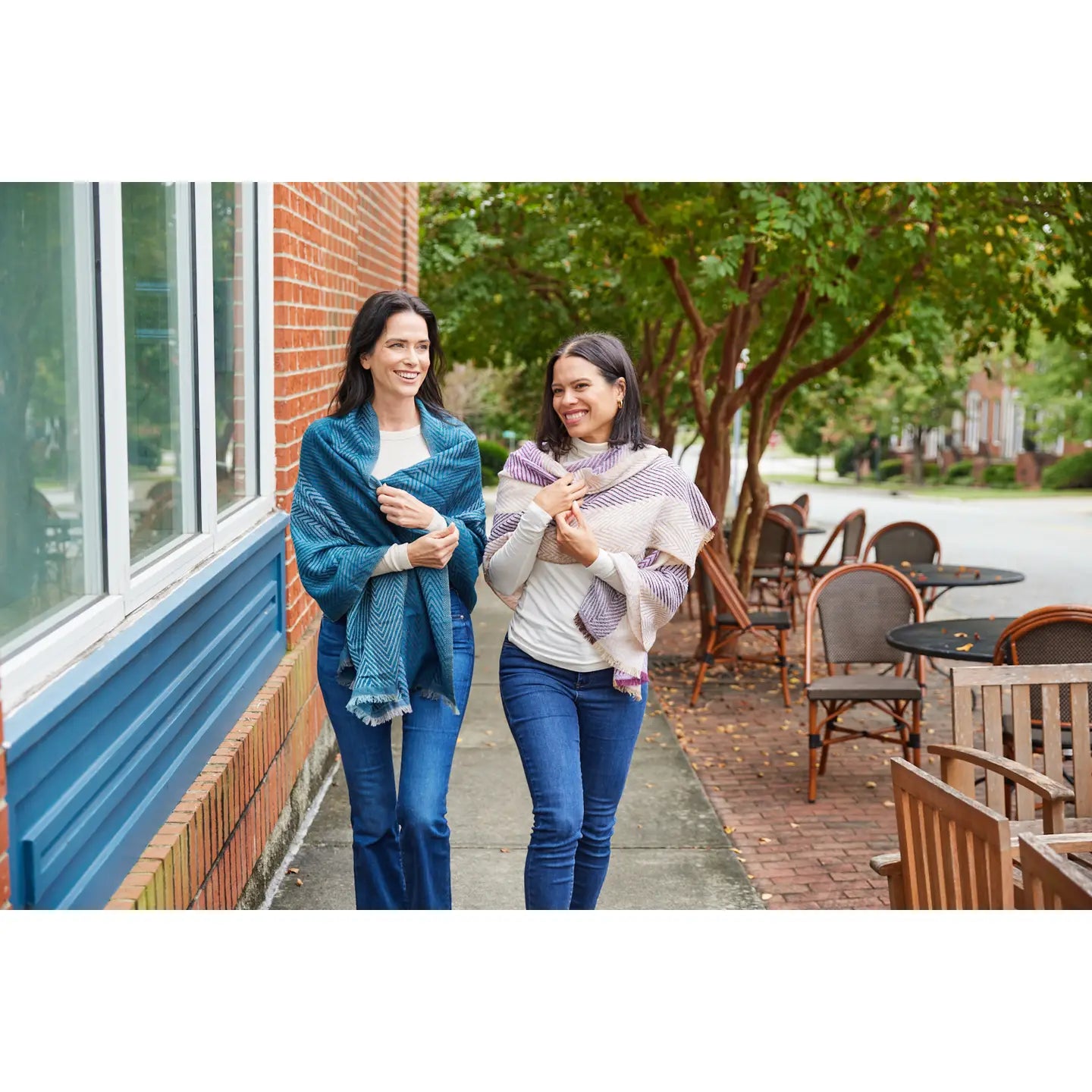 Hayden Herringbone Wrap/ Scarf- Assorted Colors