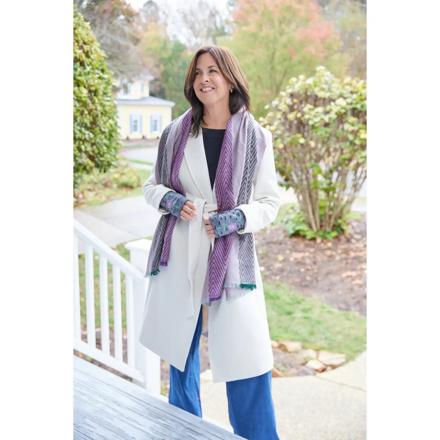 Hayden Herringbone Wrap/ Scarf- Assorted Colors