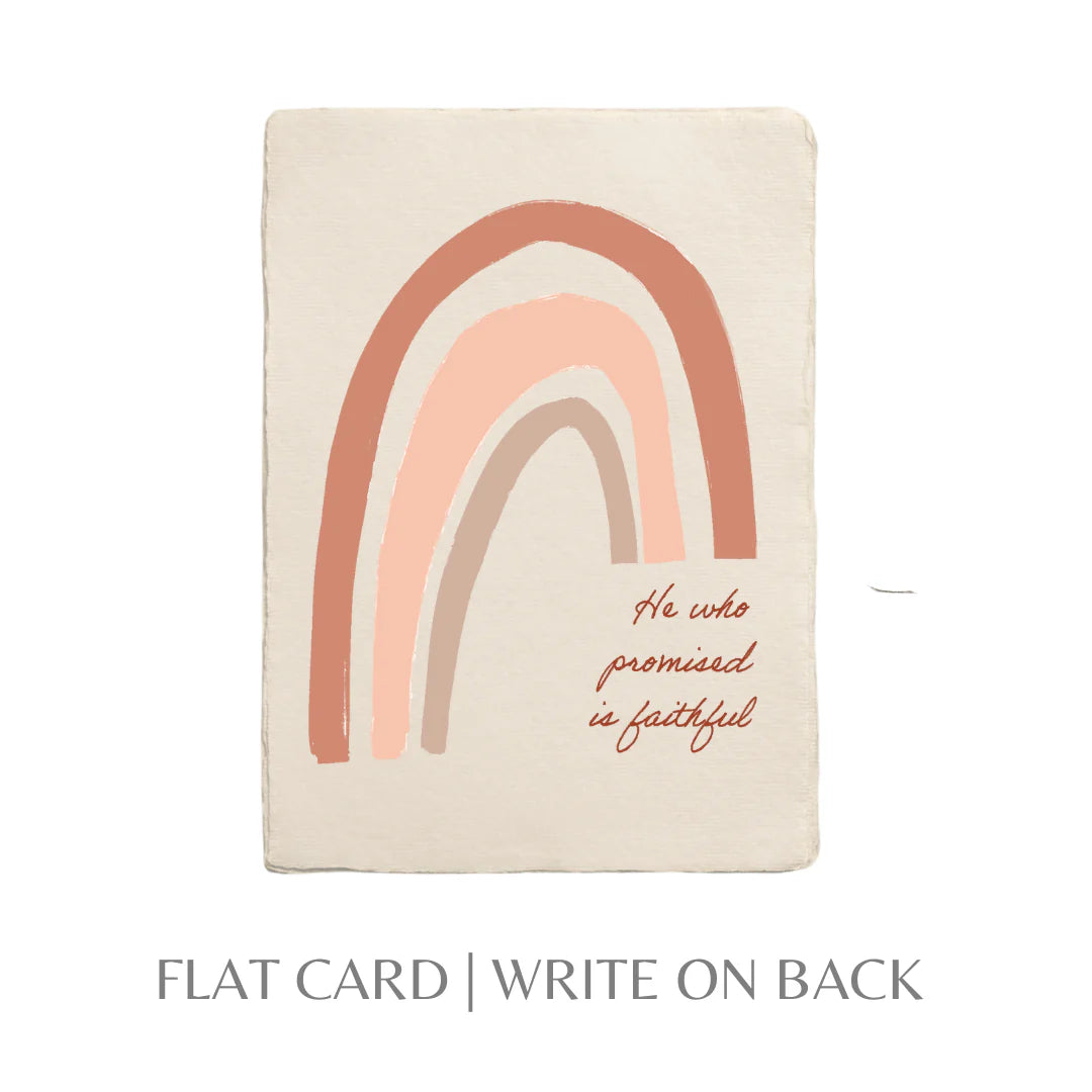 He Who Promised is Faithful- Christian Greeting Card