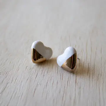 Heart Stud Earrings- Assorted Colors- Sold Individually