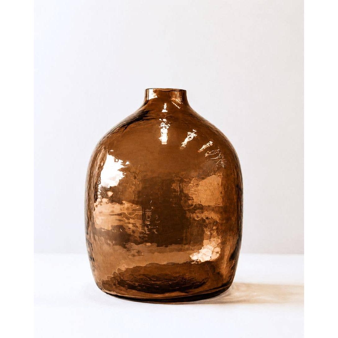 Hebron Handblown Hammered Glass Vase (*Local Pickup/Local Delivery Only)
