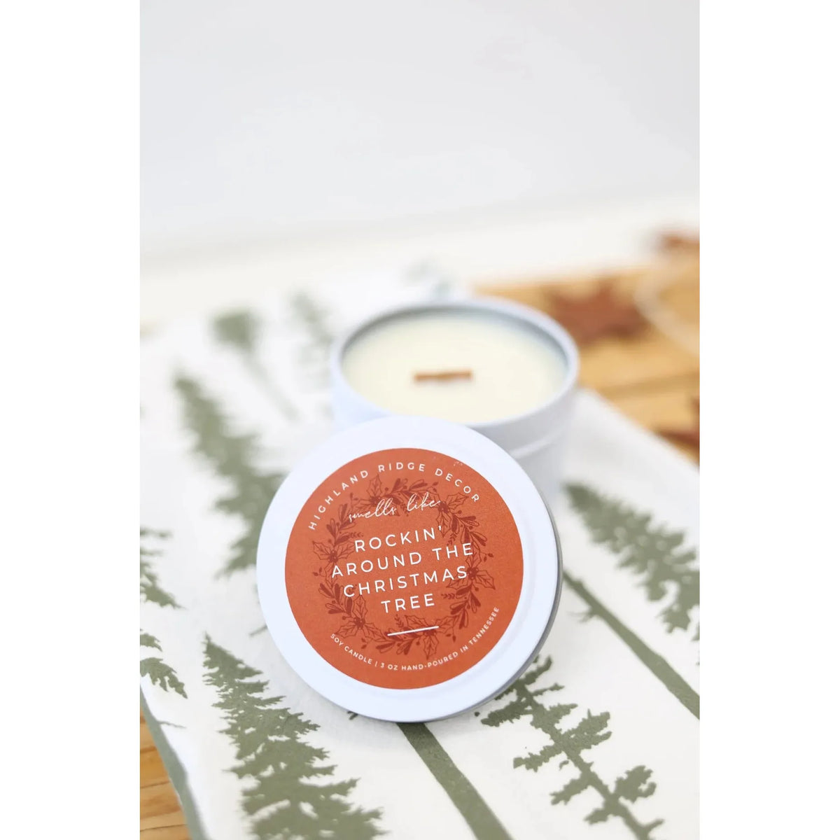 Highland Ridge Holiday Candles- Assorted Scents/Sizes- Sold Individually