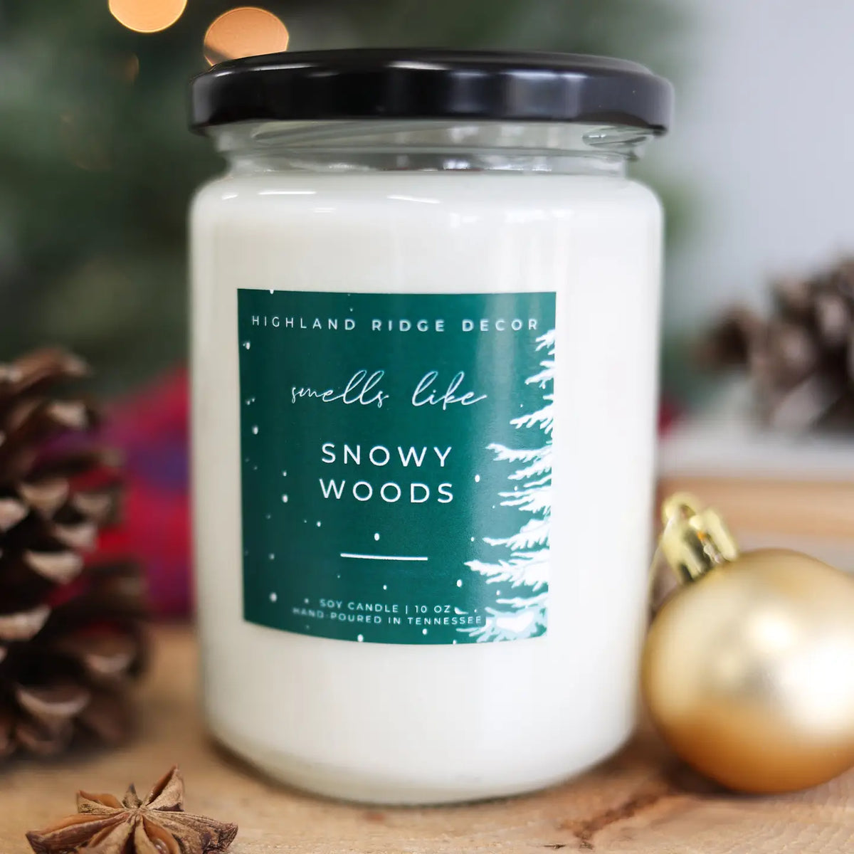 Highland Ridge Holiday Candles- Assorted Scents/Sizes- Sold Individually