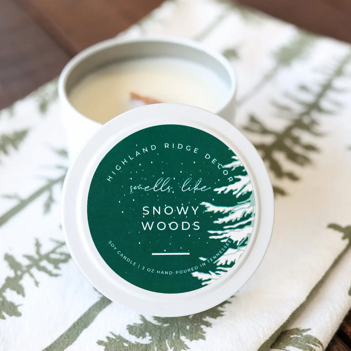 Highland Ridge Holiday Candles- Assorted Scents/Sizes- Sold Individually