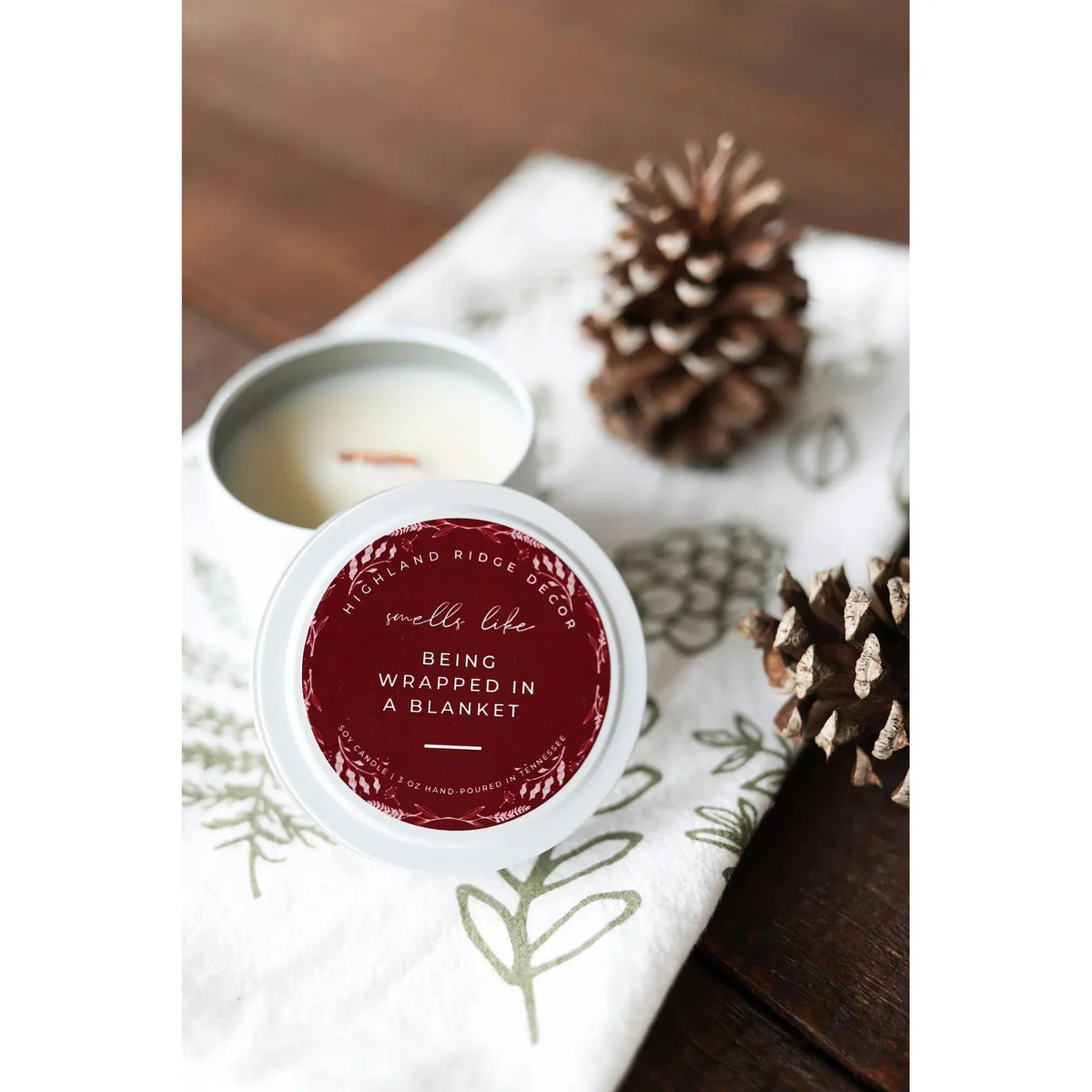 Highland Ridge Holiday Candles- Assorted Scents/Sizes- Sold Individually