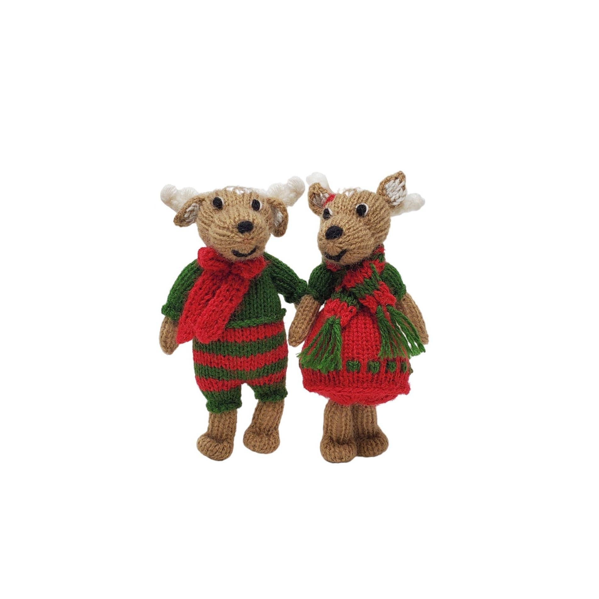 Holiday Deer Ornament- Sold Individually