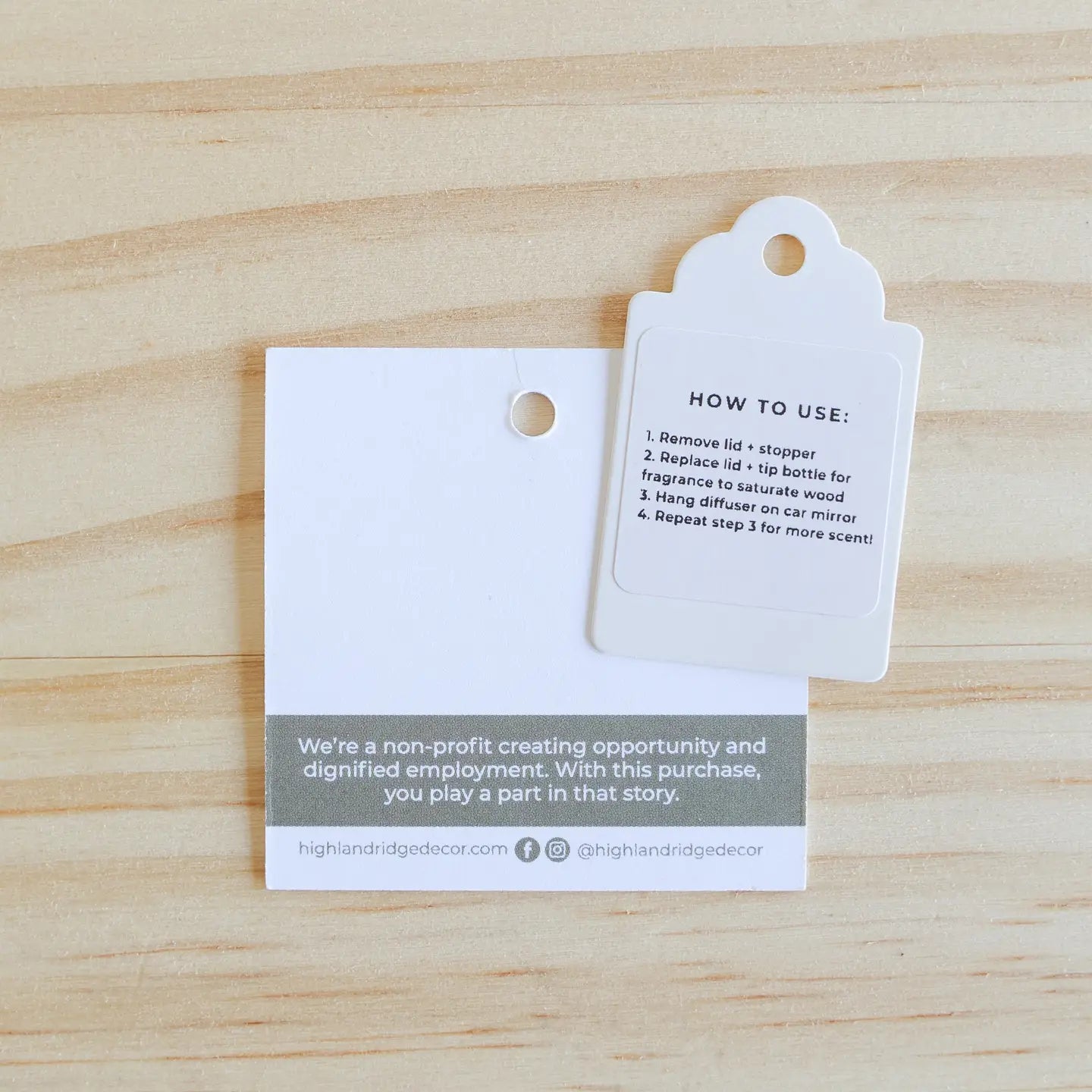 Holiday Scented Car Diffuser- Assorted Scents- Sold Individually