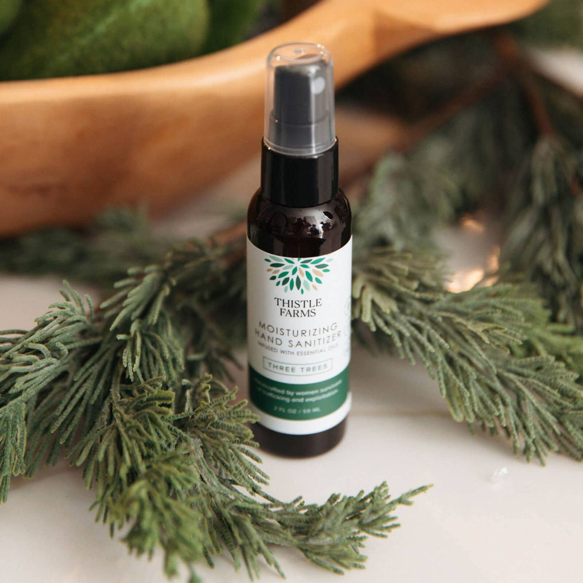 Holiday Three Trees Moisturizing Hand Sanitizer
