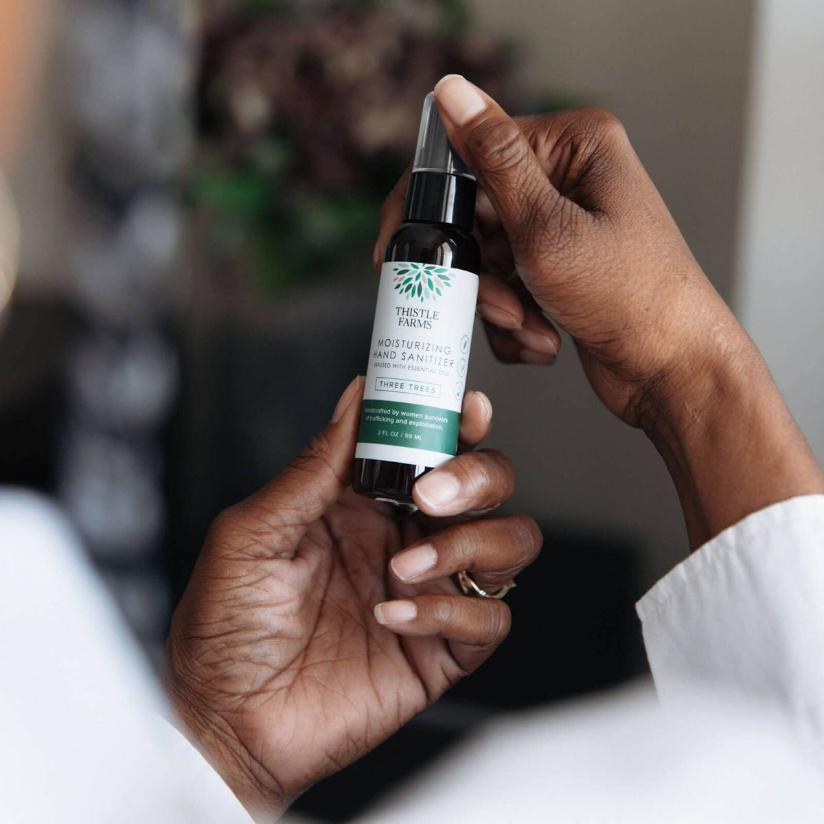 Holiday Three Trees Moisturizing Hand Sanitizer