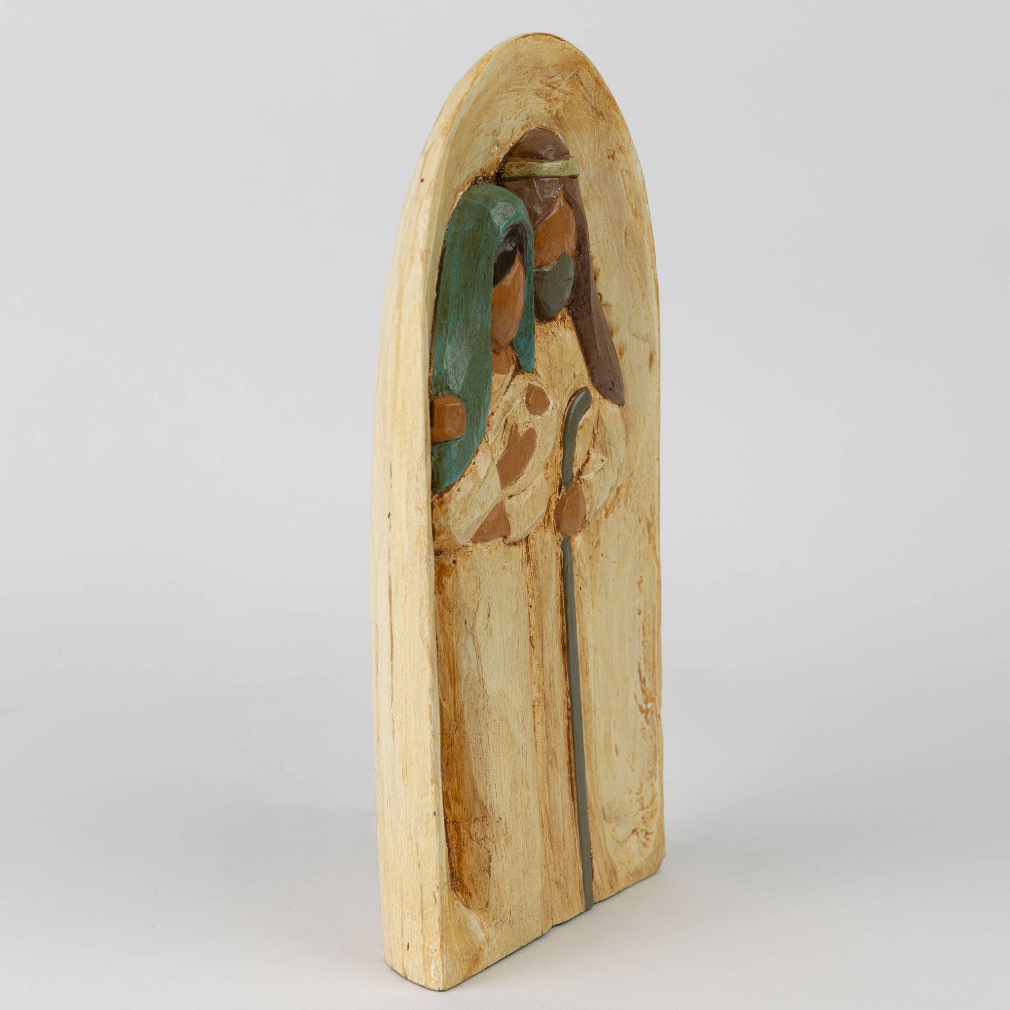 Holy Family Wood Carving