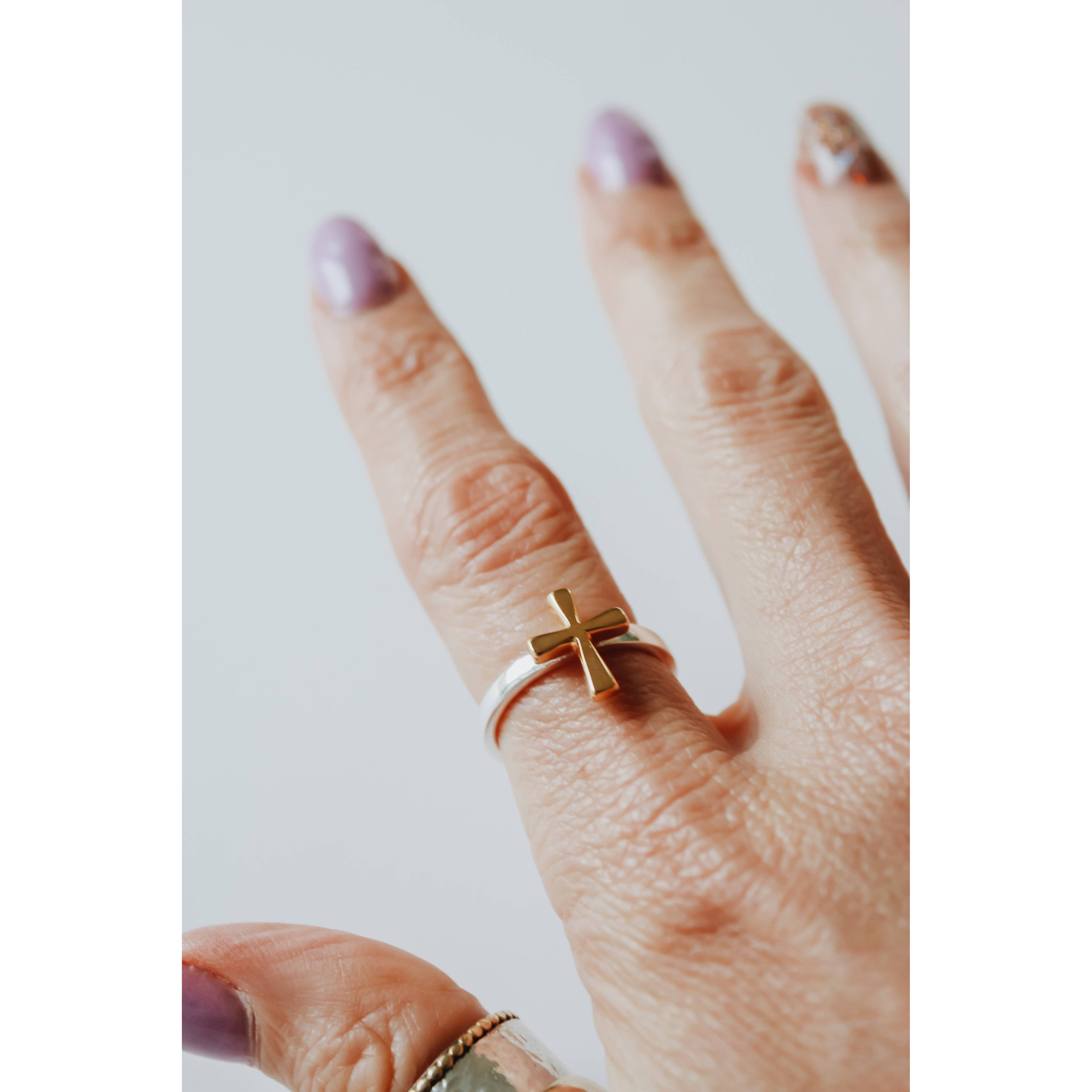 Honor Ring - Gold & Sterling Silver- Assorted Sizes