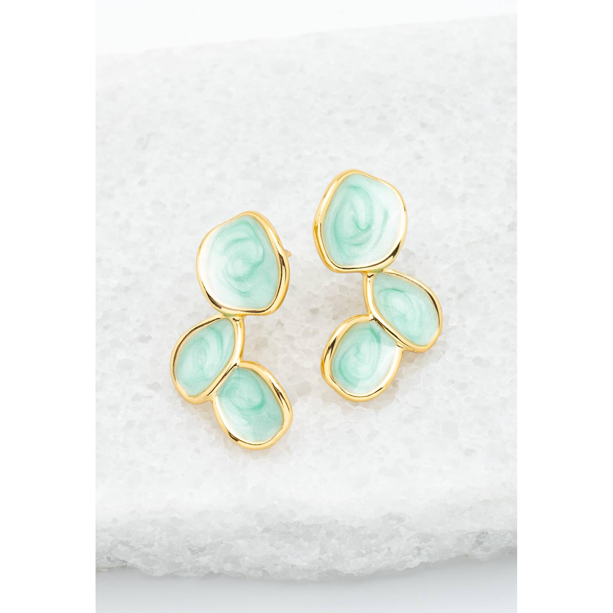 Hope Echo Earrings in Mint