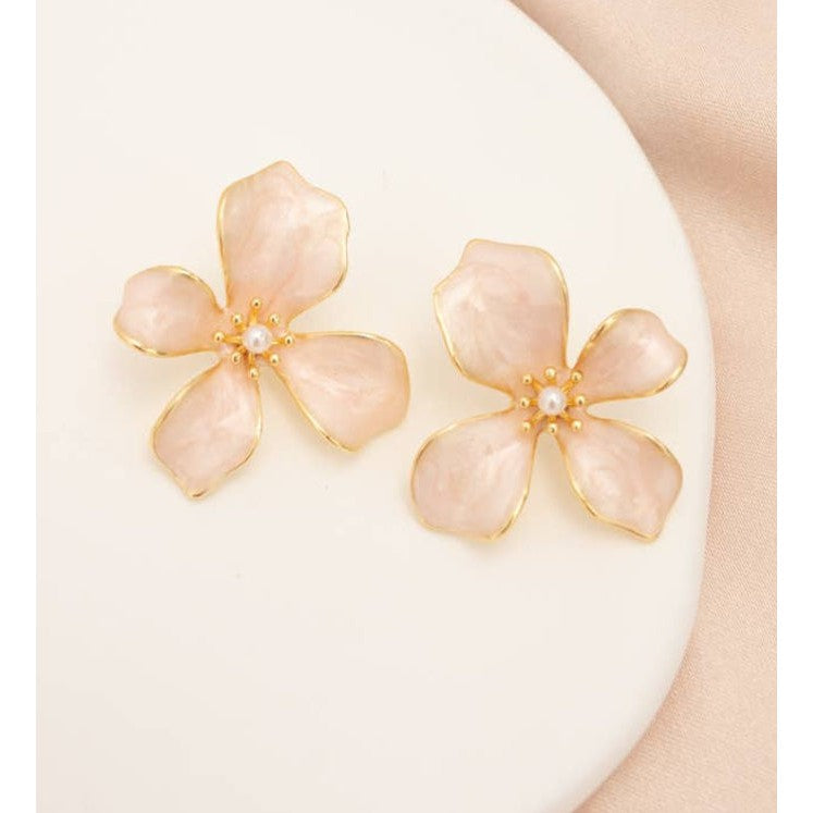 Hope in Bloom Flower Earrings- Assorted Colors