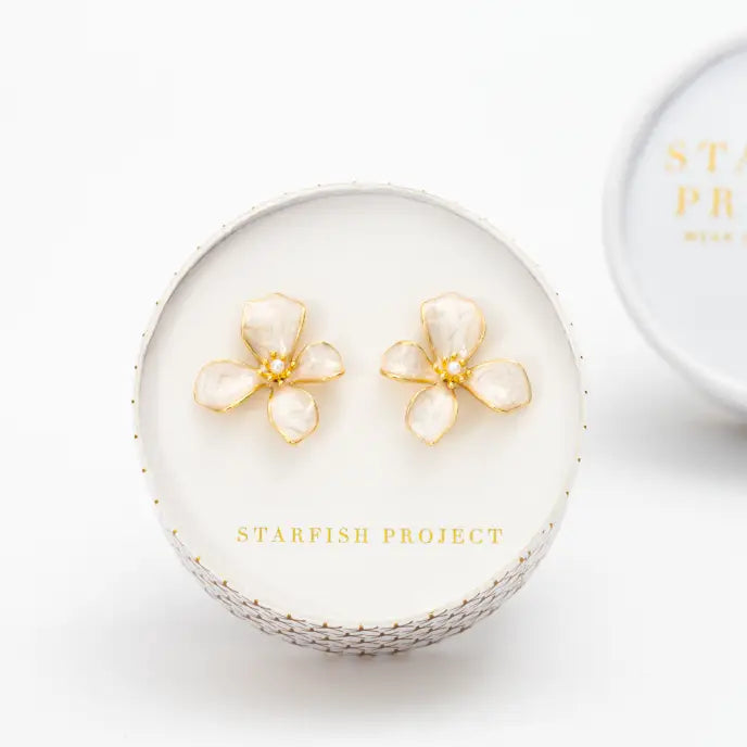 Hope in Bloom Flower Earrings- Assorted Colors