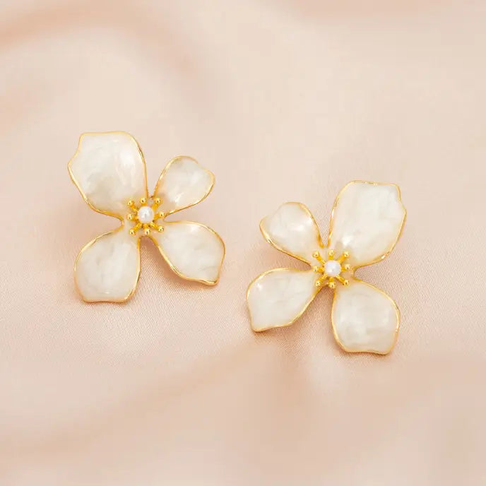 Hope in Bloom Flower Earrings- Assorted Colors