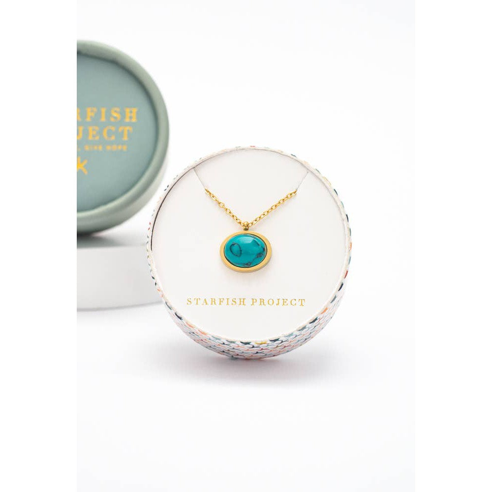 Hopeful Glow Necklace in Turquoise