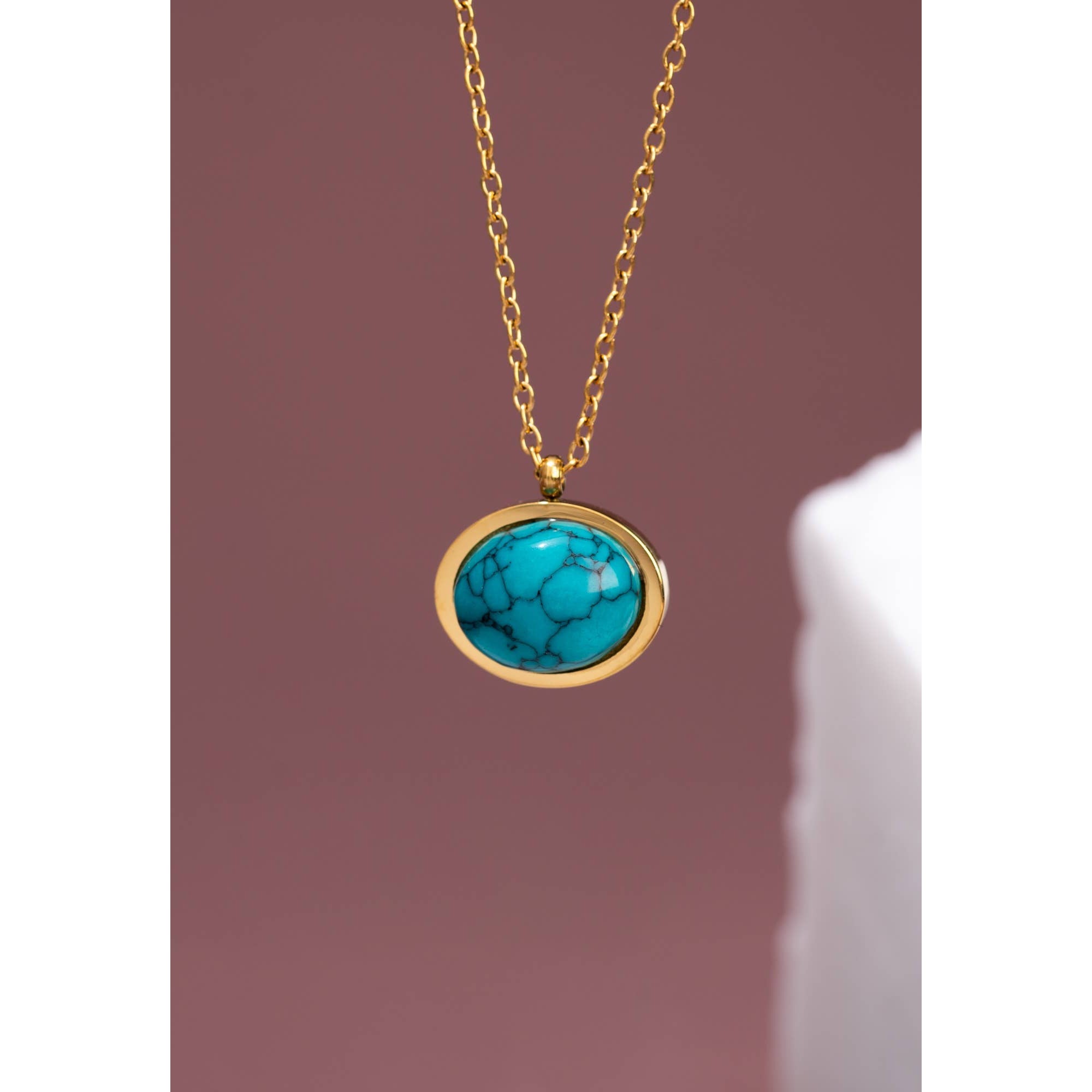 Hopeful Glow Necklace in Turquoise