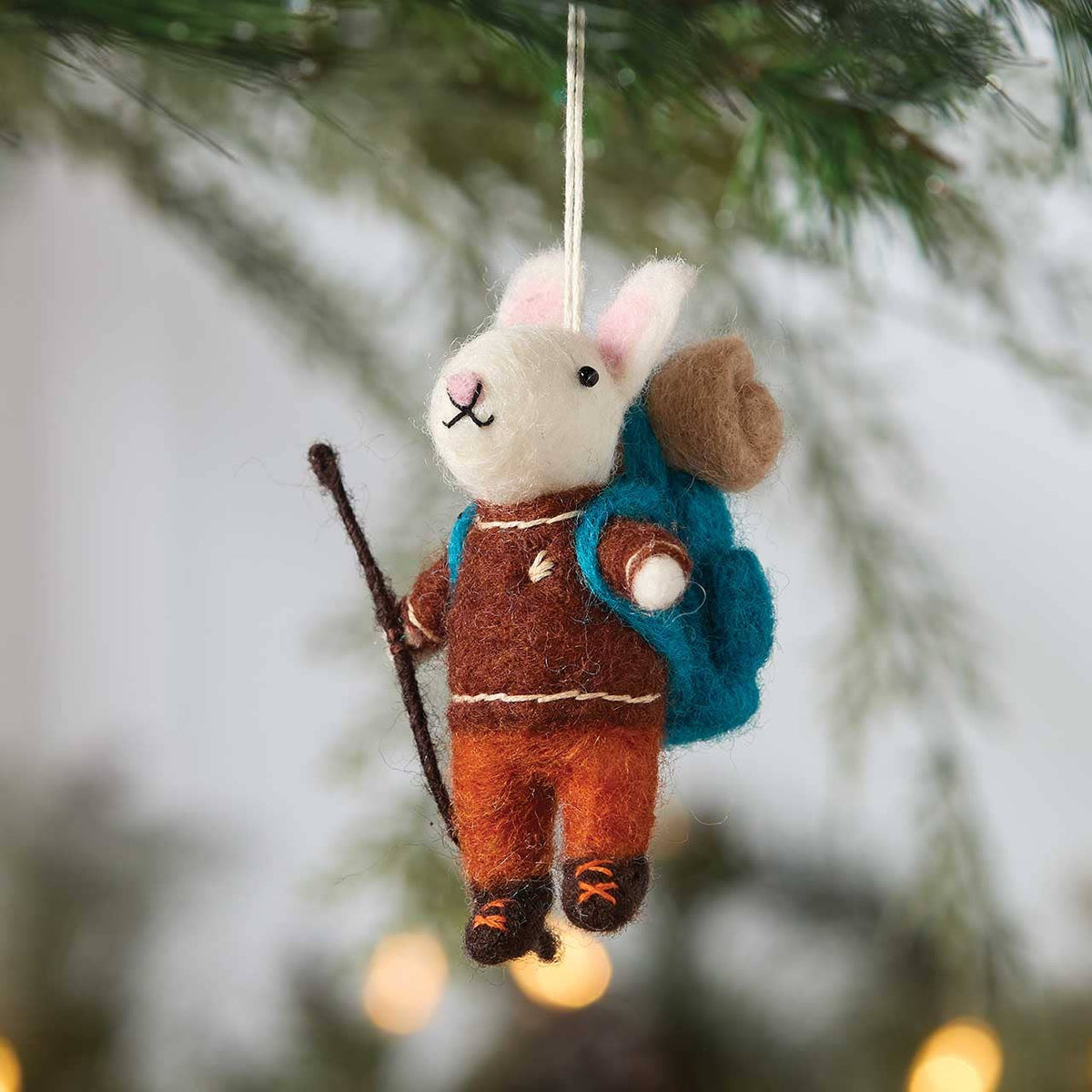 Hoppy Trails Bunny Ornament