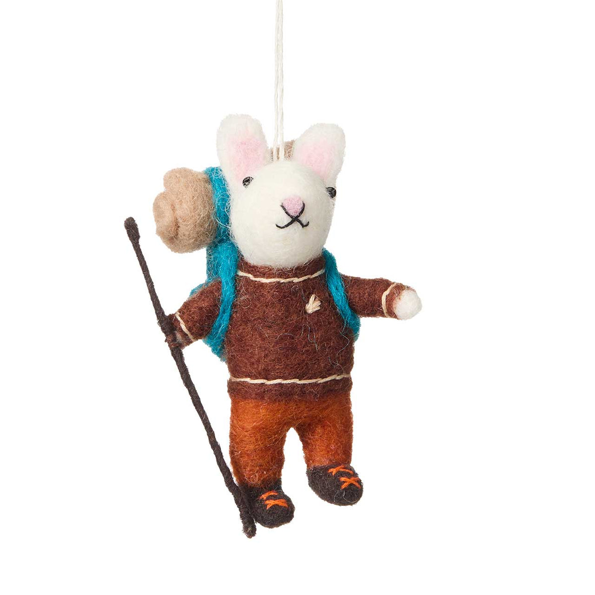 Hoppy Trails Bunny Ornament