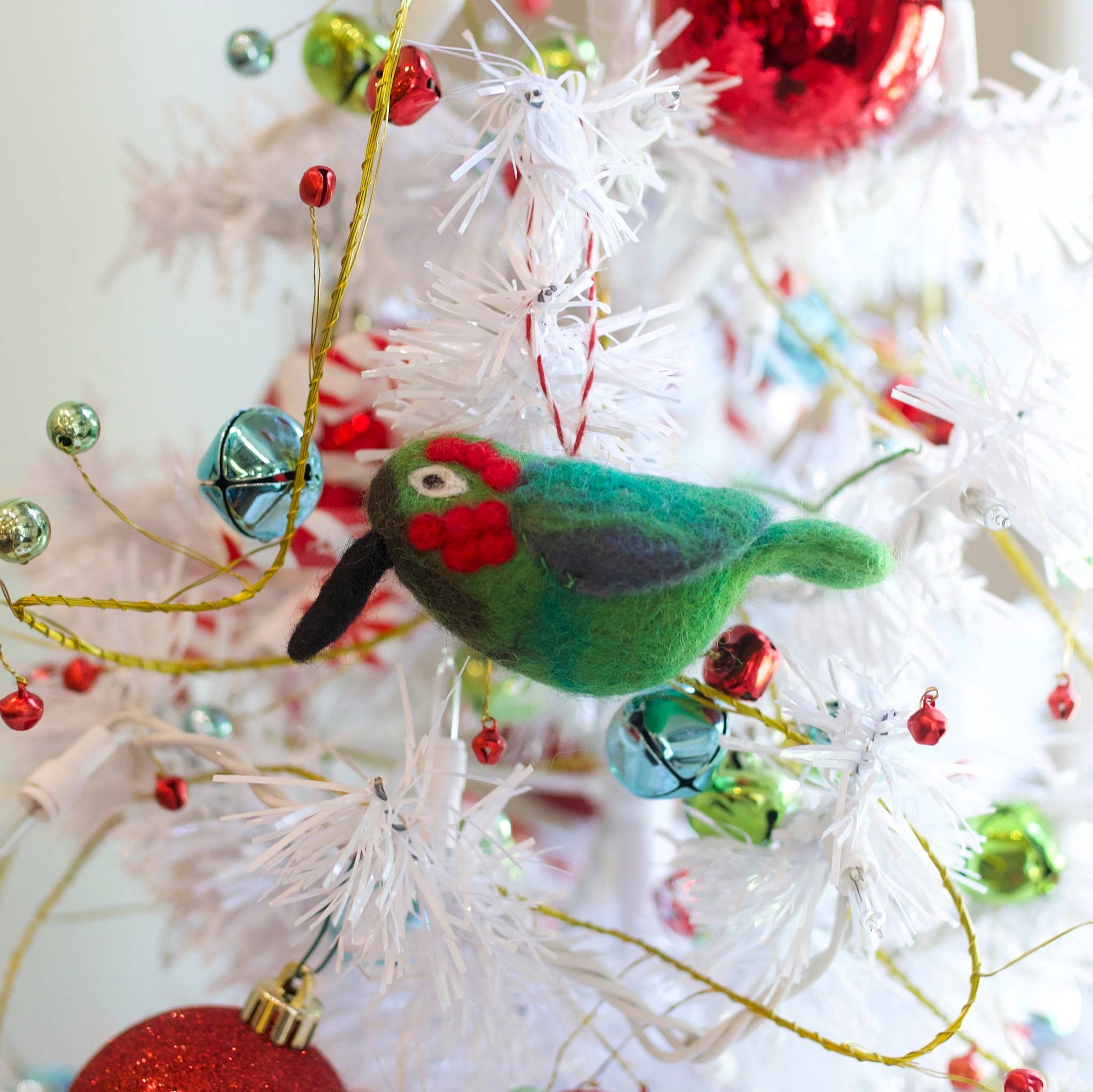 Hummingbird Felt Wool Ornament