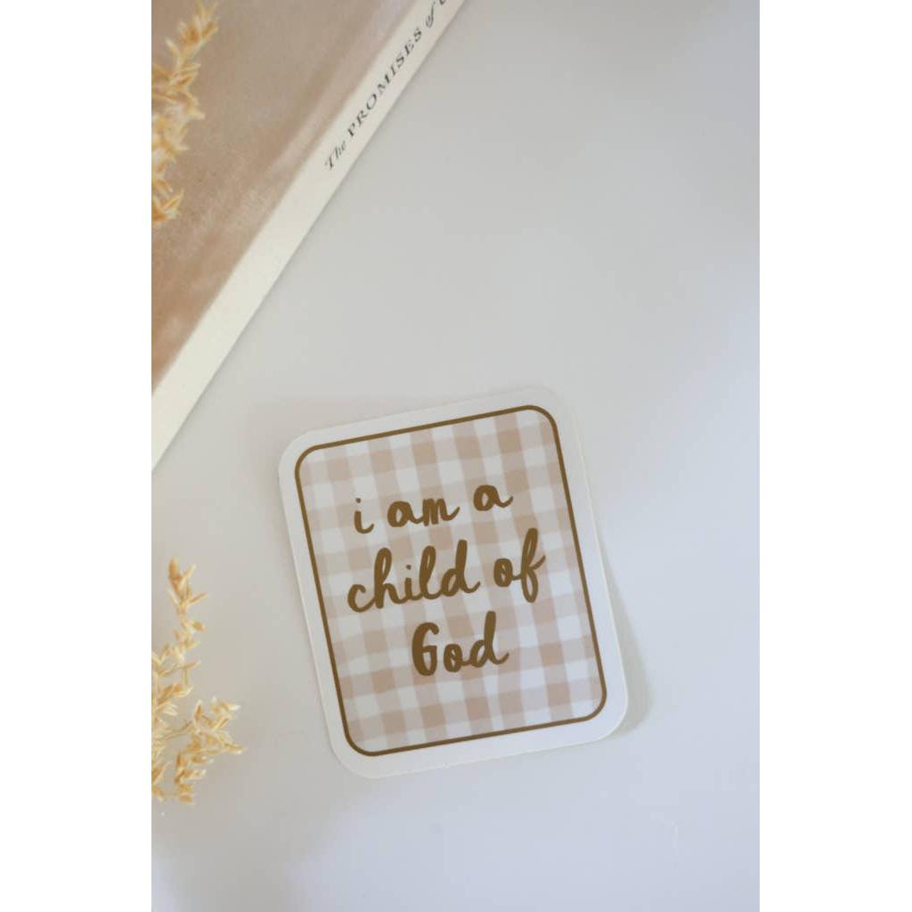 I Am A Child of God Sticker