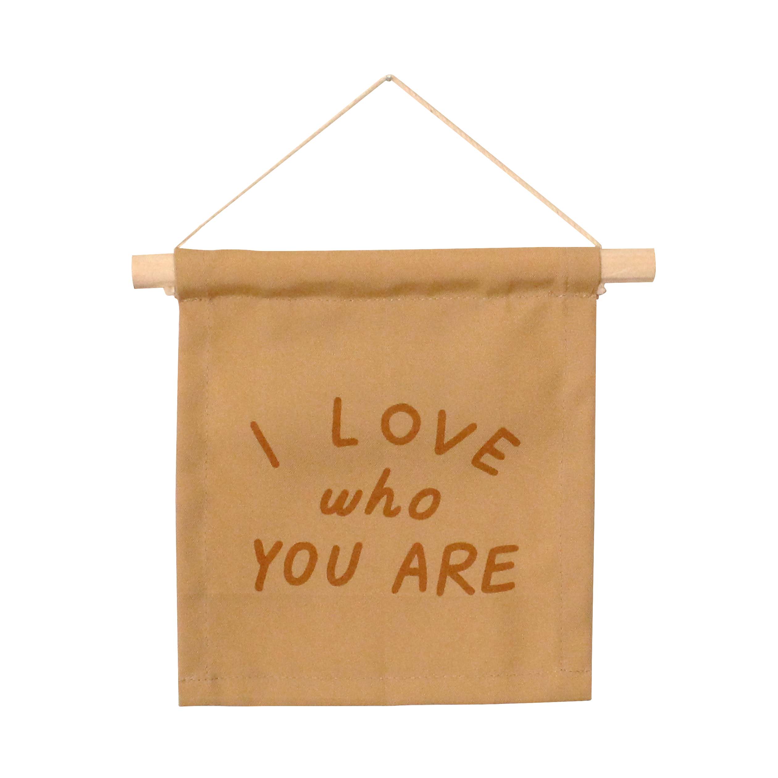 “I Love Who You Are” Hang Sign- Assorted Colors