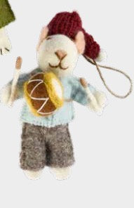 Mouse with Drum Ornament
