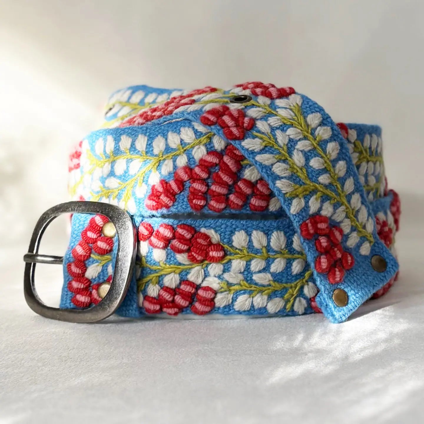 Berries on Vine Wool Belt- Assorted Sizes